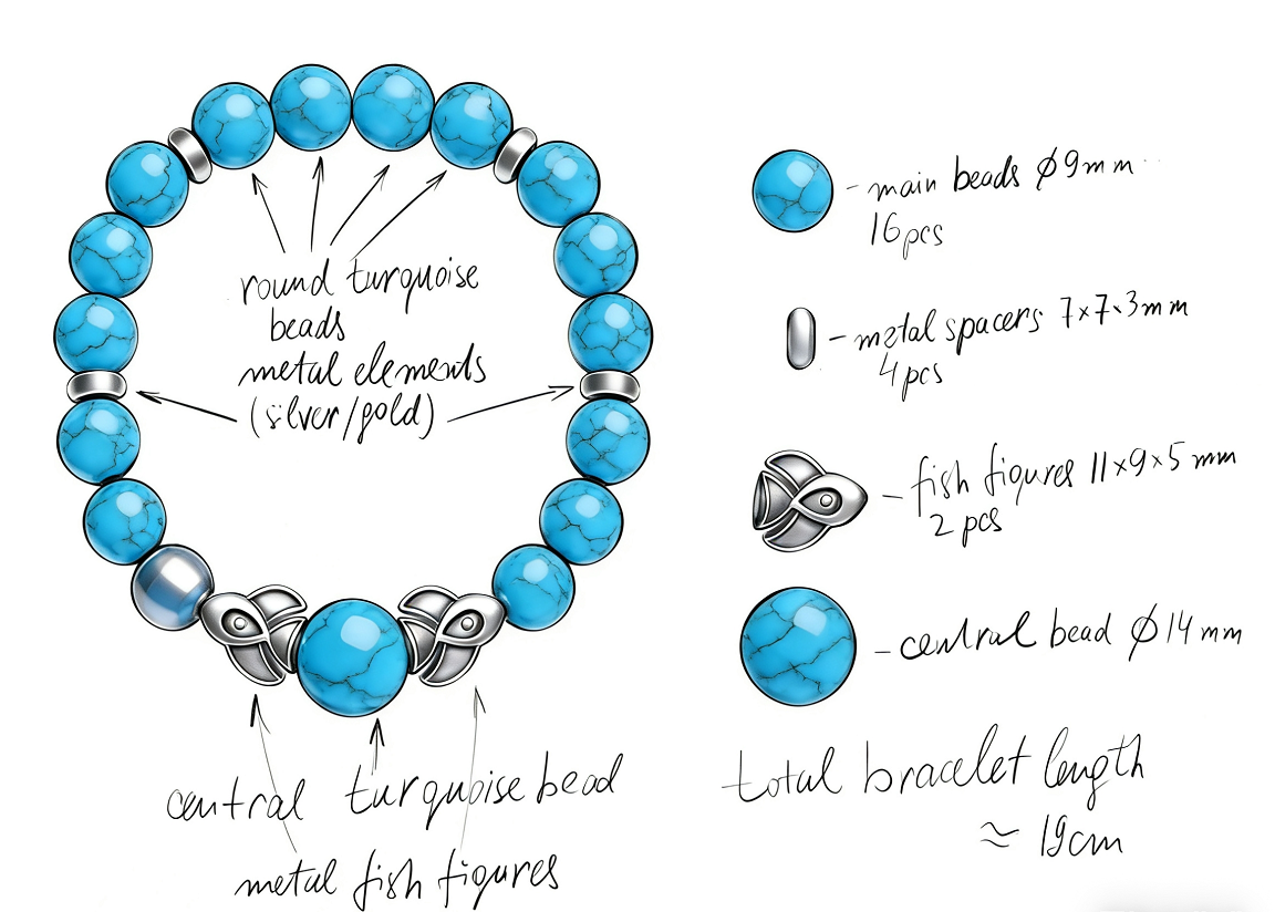 Pisces × Turquoise Bracelet: When Spiritual Zodiac Meets Divine Gemstone (Behind the New Launch)