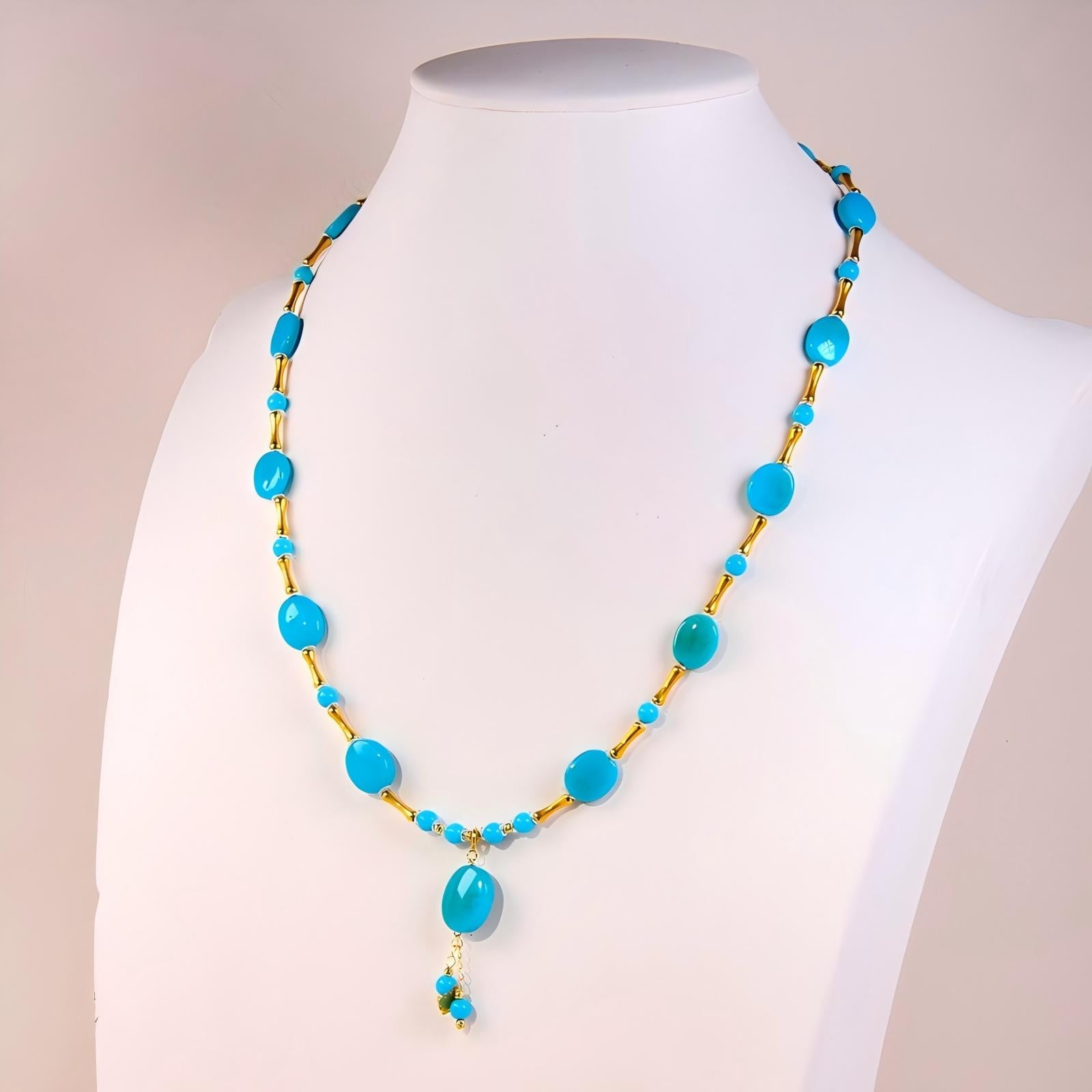 A String of Poetry at Your Neck: When 3mm Turquoise Beads Become Your Daily Wear